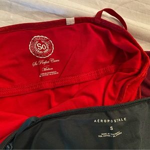 So Tank Tops and Aéropostale Tank Top Red, Green, Maroon Women’s S, M